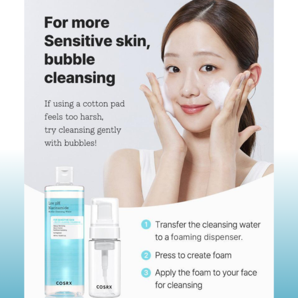 COSRX Low pH Niacinamide Micellar Cleansing Water - Image 4
