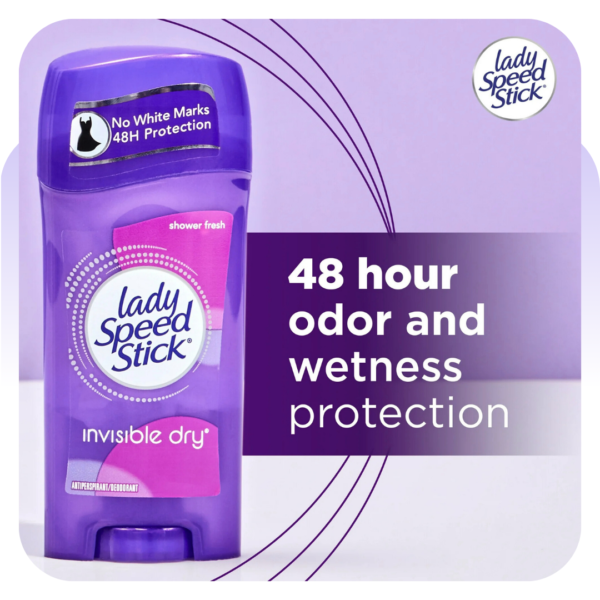 Lady Speed Stick Invisible Antiperspirant Deodorant-65g - Image 2