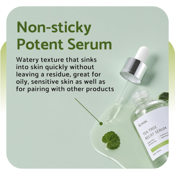 iUNIK Tea Tree Relief Serum 50ml - Image 3