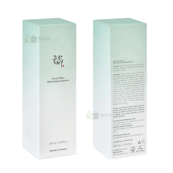 Beauty of Joseon Green Plum Refreshing Cleanser 100 ML - Image 4