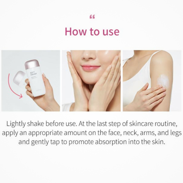 Missha All Around Safe Block Soft Finish Sun Milk SPF50+/PA+++ 70ml - Image 2