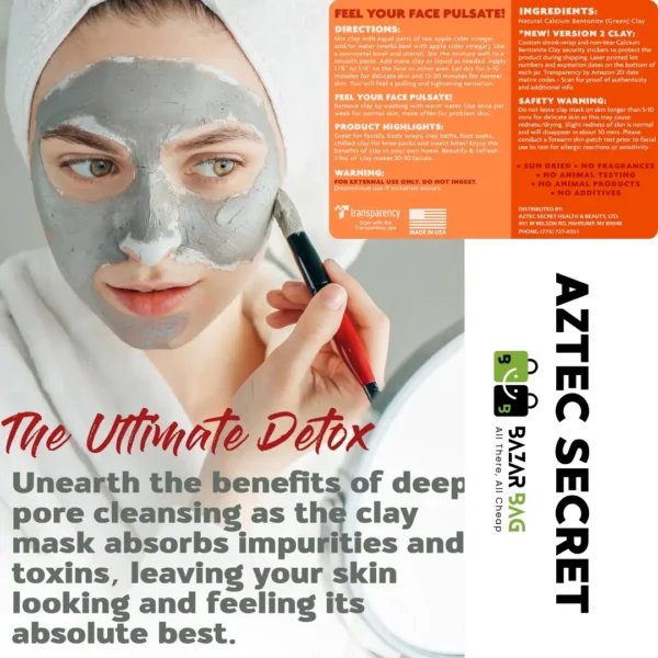 Aztec Secret–Indian Healing Clay – 1 lb ( 454 g / 16 oz) - Image 2