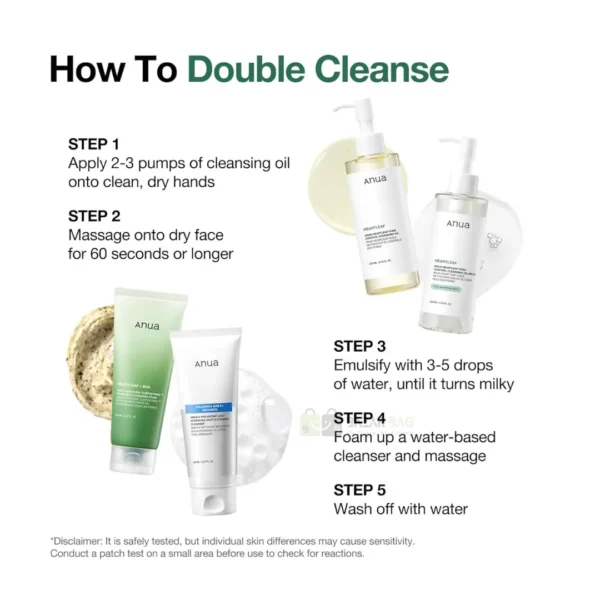 Anua Heartleaf Pore Control Cleansing Oil – 200 ml - Image 3