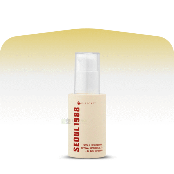 KSecret Seoul 1988 Serum: Retinal Liposome 2% + Black Ginseng – 30ml