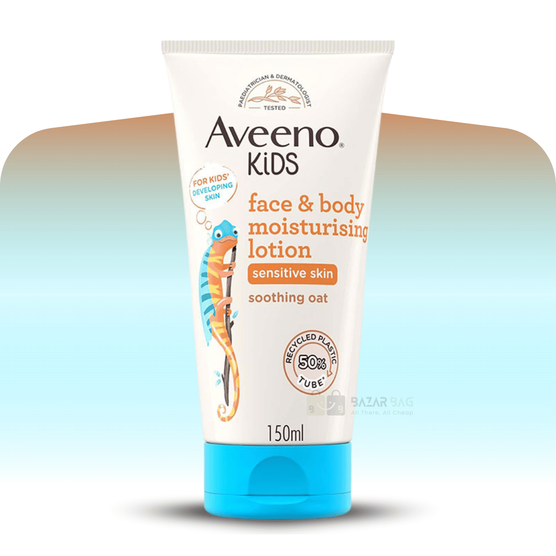Aveeno Baby Kids Face & Body Moisturising Lotion – 150ml Aveeno Baby Kids Face & Body Moisturising Lotion – 150 ml - Image 1