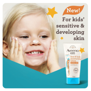 Aveeno Baby Kids Face & Body Moisturising Lotion – 150 ml - Image 2