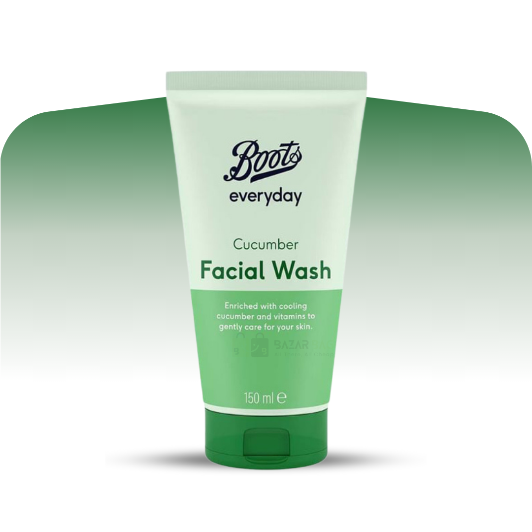 Boots Essentials Cucumber Facial Wash 150ml Boots Essentials Cucumber Facial Wash-150ml - Image 1