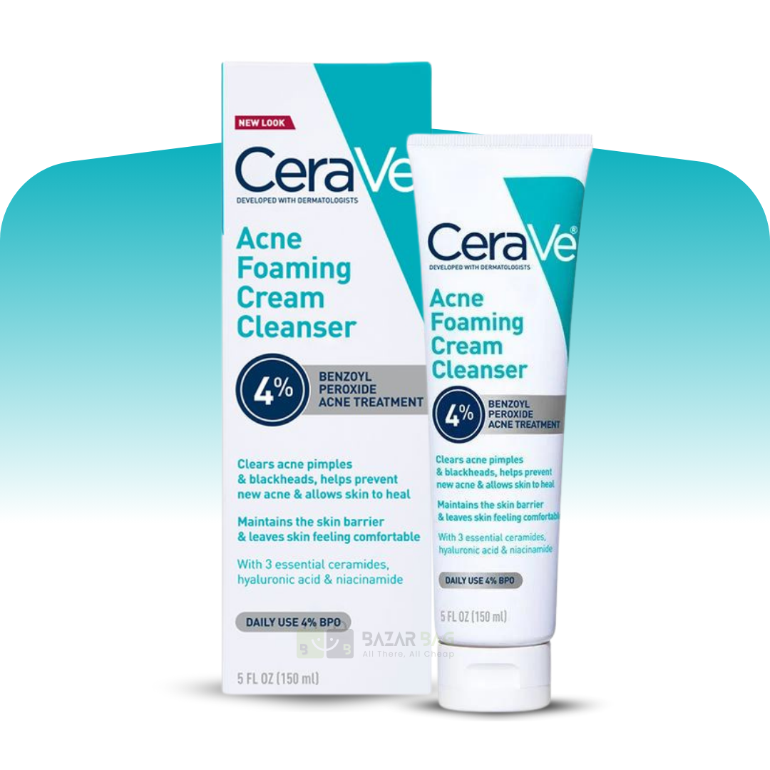 CERA VE - Acne Foaming Cream Cleanser - 150 ML CeraVe Acne Foaming Cream Cleanser 150 ml - Image 1