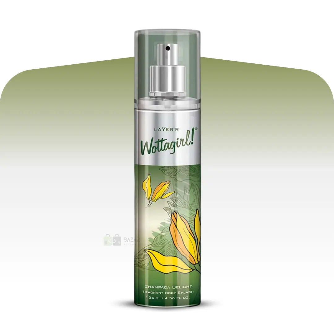Layer'r Wottagirl CHAMPACA DELIGHT Body Spray 135ml Layer’r Wottagirl Champaca Delight Fragrant Body Splash 135ml - Image 1