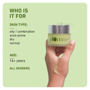 Plum Green Tea Renewed Clarity Night Gel Cream for Oily Skin- 50g - Image 2