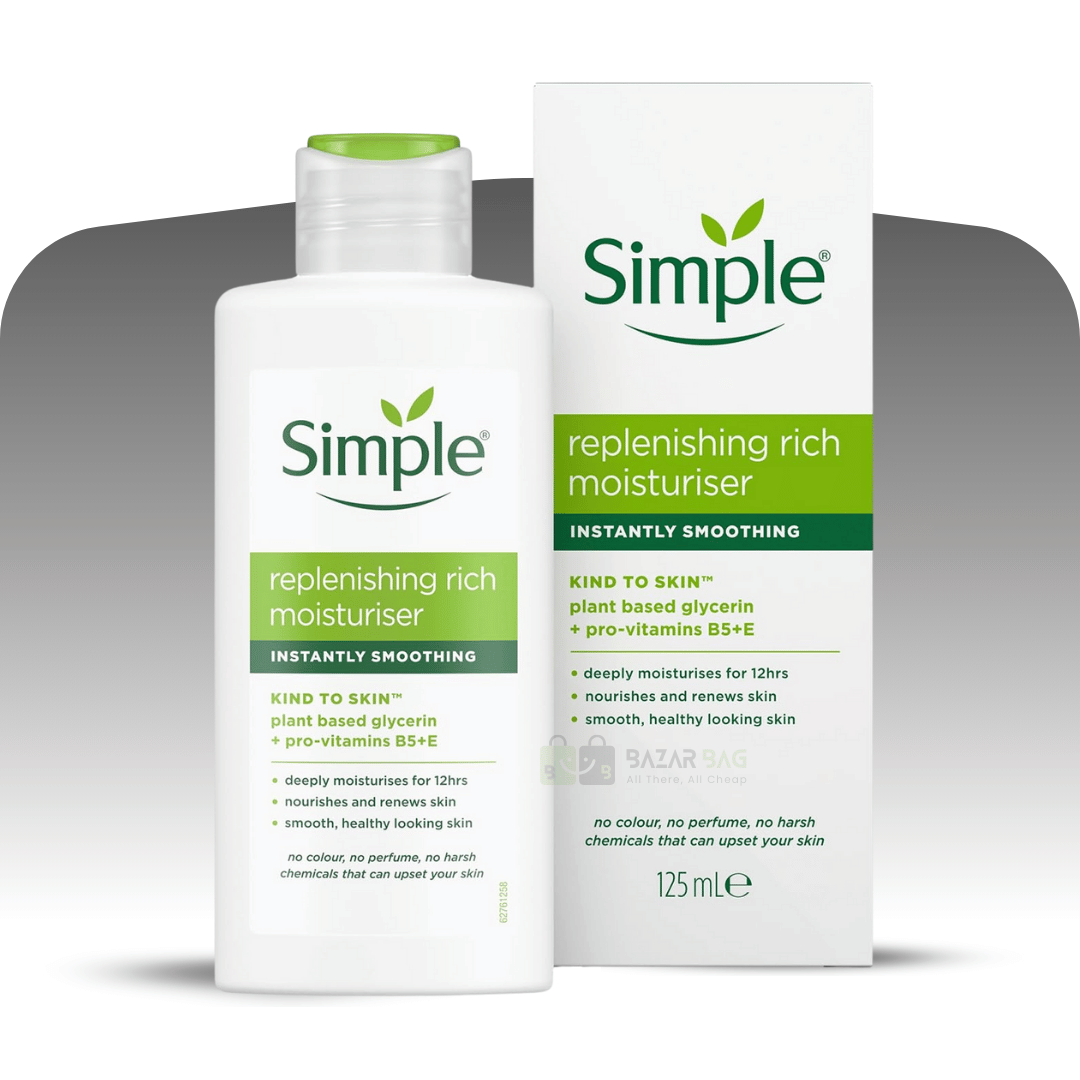 Simple Replenishing Rich Moisturizer 125ml Simple Kind to Skin Replenishing Rich Moisturizer 125ml - Image 1