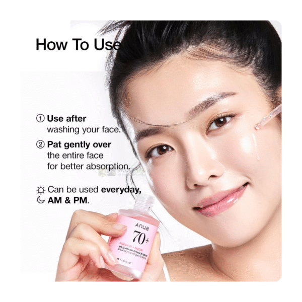 Anua Peach 70+Niacinamide Serum 30ml - Image 4