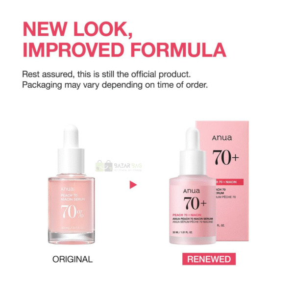 Anua Peach 70+Niacinamide Serum 30ml - Image 3