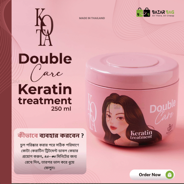 Kota Double Care Keratin Hair Treatment 250ml - Image 2