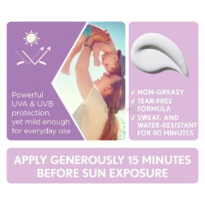 Aveeno Baby Continuous Protection Zinc Oxide Mineral Sunscreen Lotion SPF 50 - 88ml - Image 2