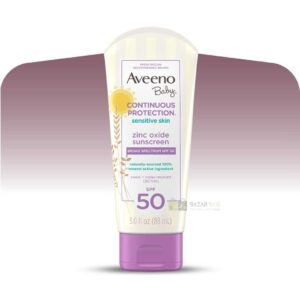 Aveeno Baby Continuous Protection Zinc Oxide Mineral Sunscreen Lotion SPF 50 - 88ml