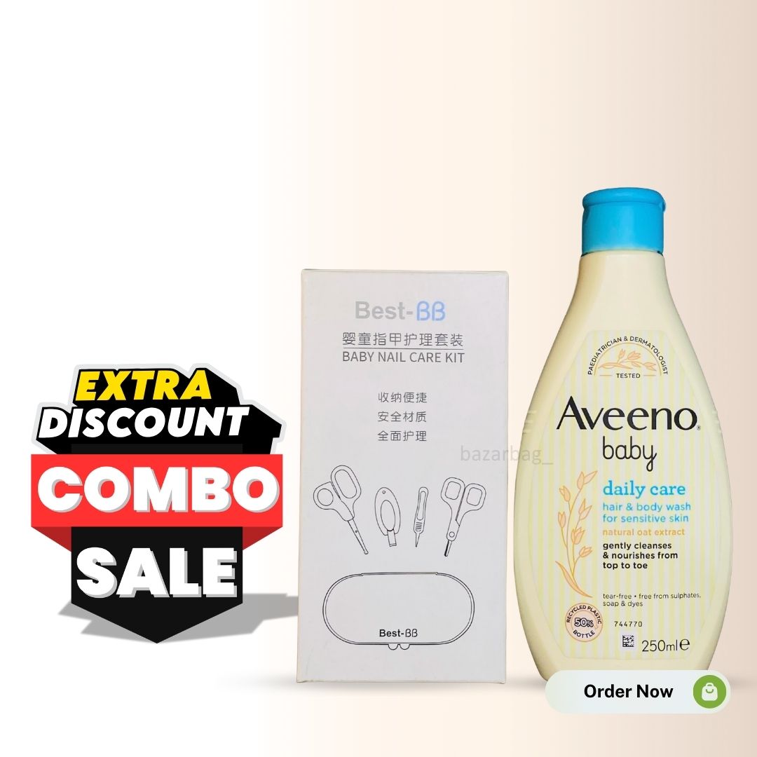 Best-bb baby nail care kit X Aveeno Combo AVEENO DAILY CARE X BB BABY NAIL CARE KIT - COMBO DEAL - Image 1