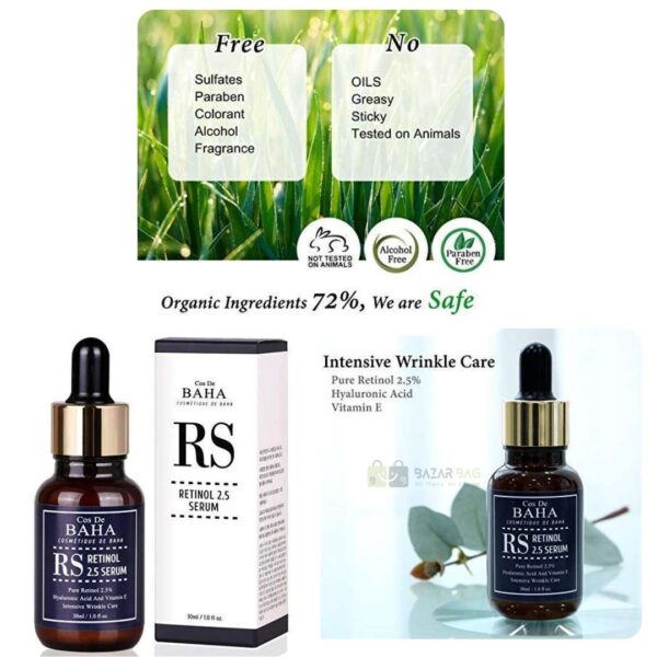 COS DE BAHA RETINOL 2.5% SERUM 30ML (RS) - Image 2
