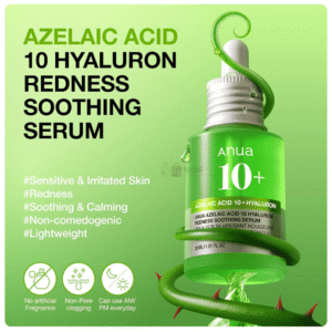 ANUA Azelaic Acid 10+ Hyaluron Redness Soothing Serum 30ml - Image 3