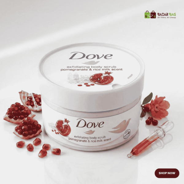 Dove Pomegranate Seeds Exfoliating Body Scrub 225ml - Image 2