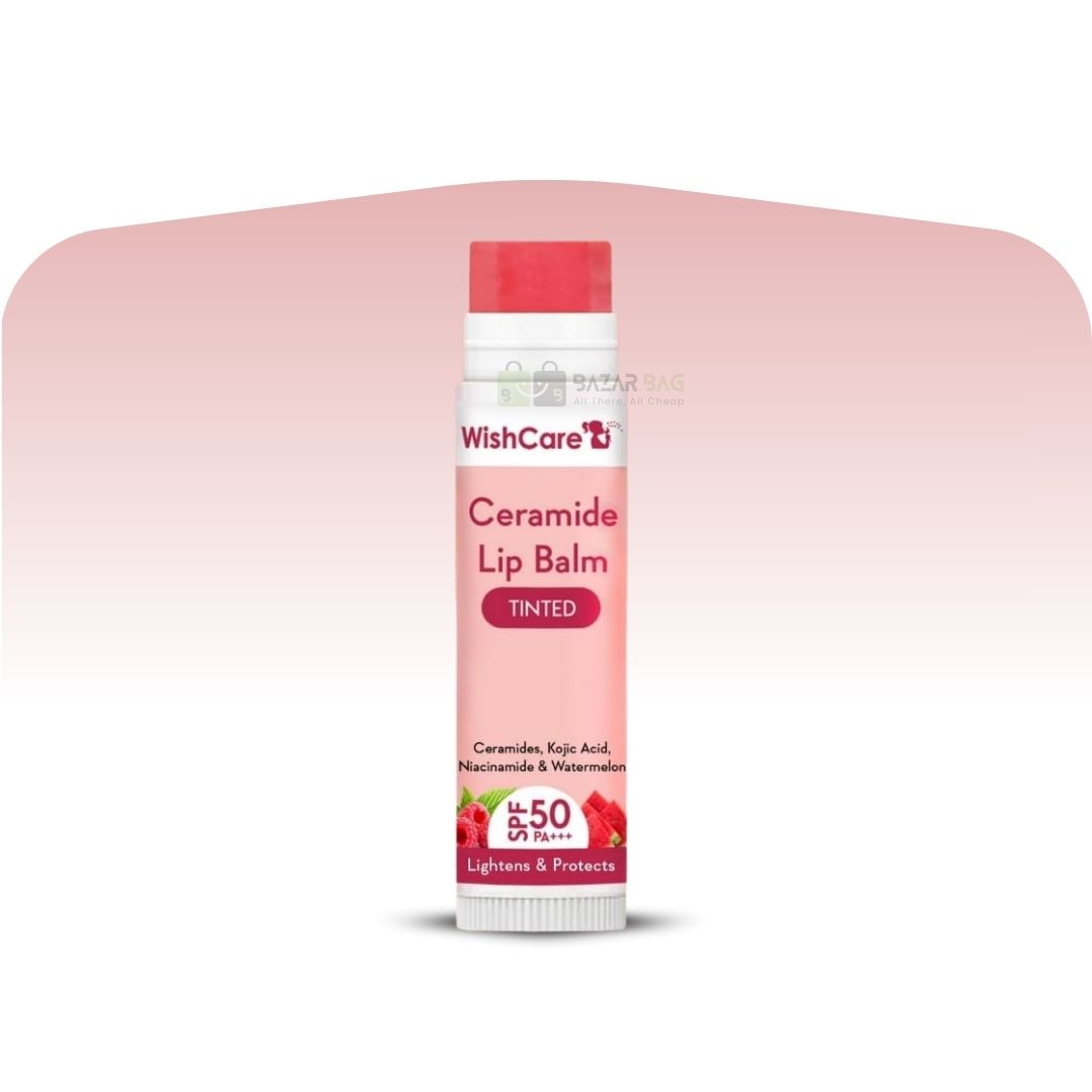 WishCare Ceramide Tinted Lip Balm with SPF 50 PA+++ 5g WishCare Ceramide Tinted Lip Balm with SPF 50 PA+++ 5g - Image 1