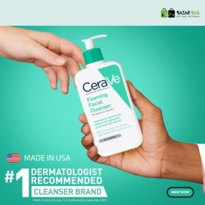 CeraVe Foaming Facial Cleanser – 355ml - Image 3