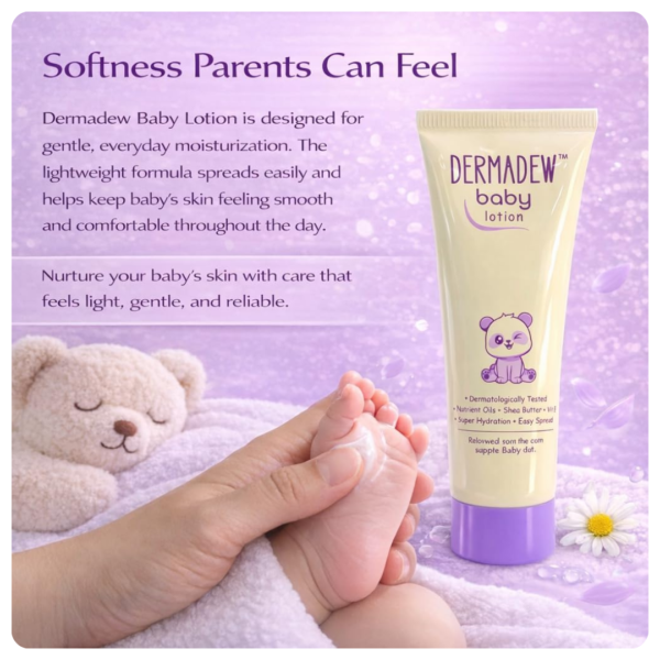 Dermadew Baby Lotion 100ml - Image 3
